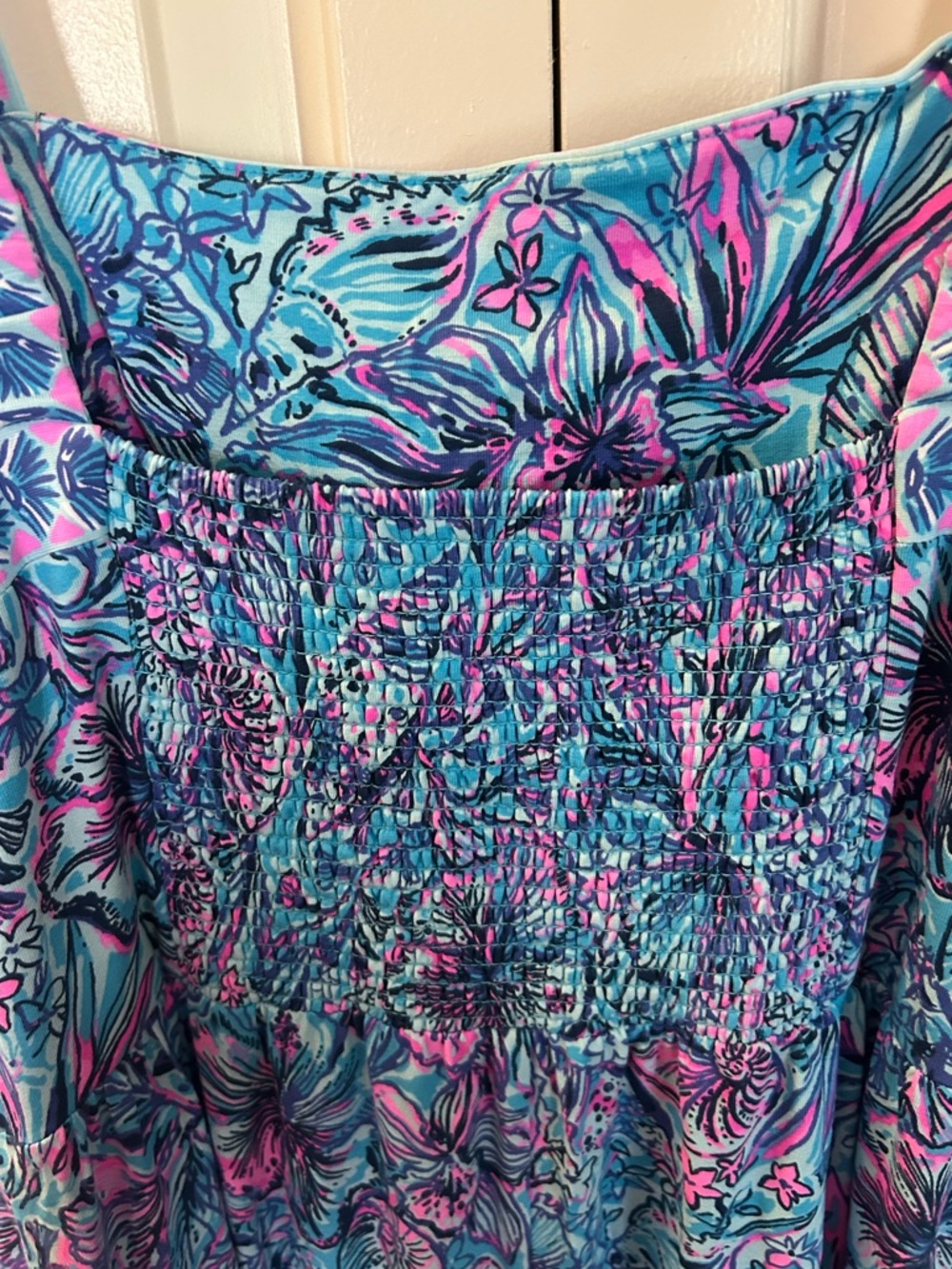 Lilly Pulitzer Marisol Maxi Dress Beach Tropical Vibrant Size 12 - Picture 8 of 12